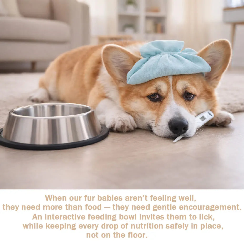 Non-Slip Anti-Choking Slow Feeder Dog Bowl - 3/4 Cup Capacity for Liquid Treats and Lickable Snacks