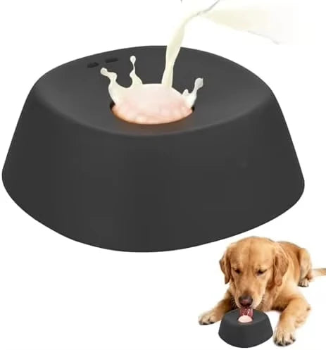 Non-Slip Anti-Choking Slow Feeder Dog Bowl - 3/4 Cup Capacity for Liquid Treats and Lickable Snacks
